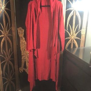 Long Red Tunic Sweater- Size 2X